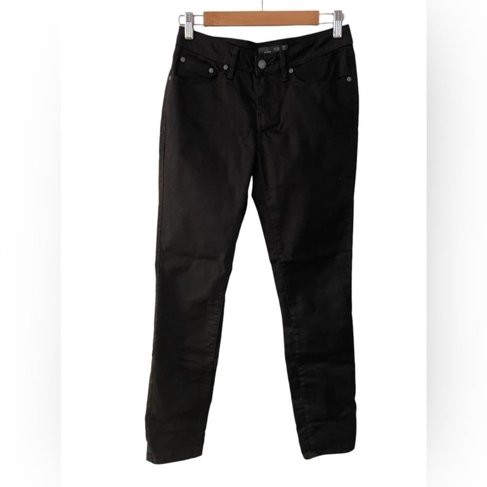 Prana Women’s Black Denim Jeans Straight Leg Casual Pockets Size: 6/28